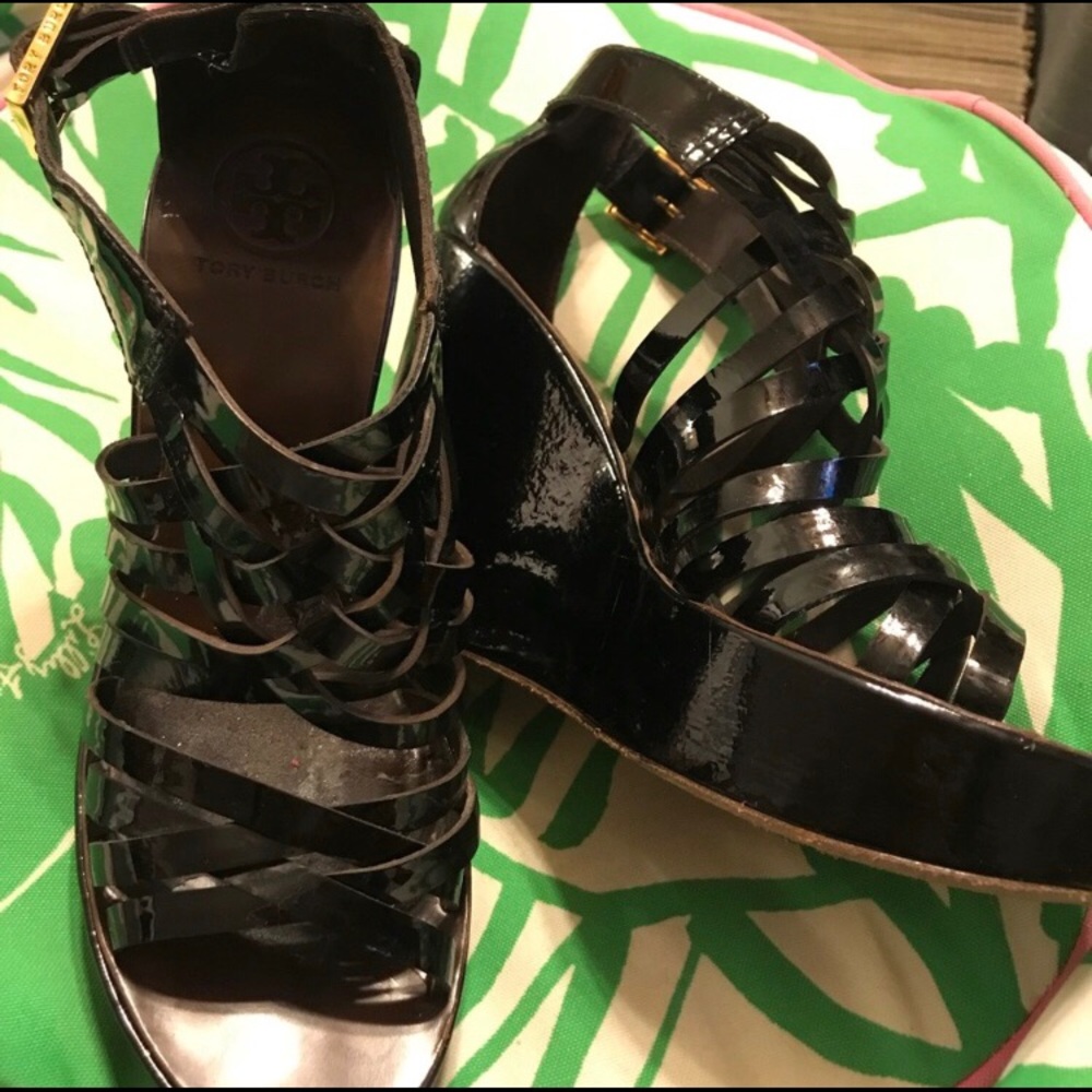 Tory Burch Wedges. Great for summer. Size 8.